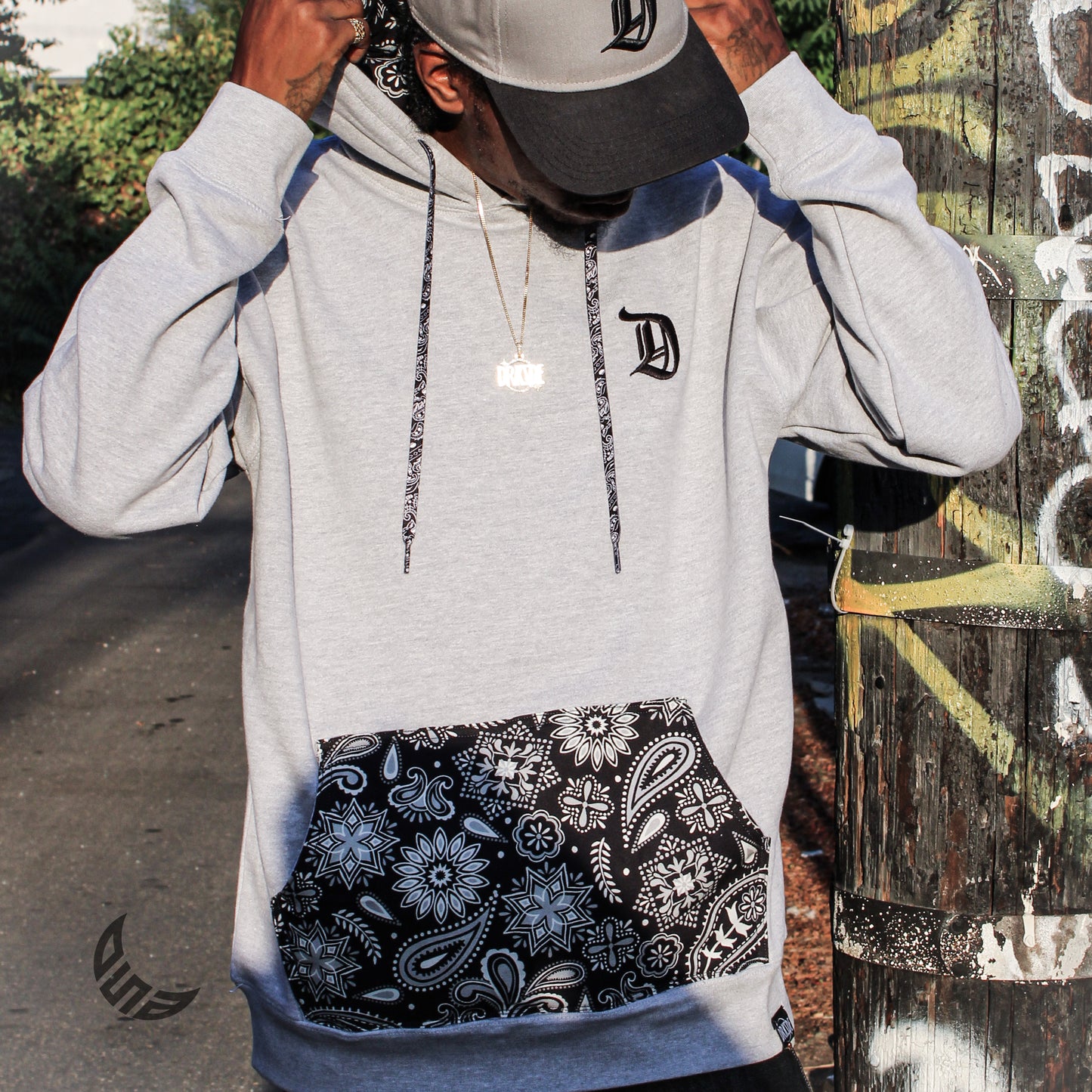 DRKSDE Paisley "D" Hoodie